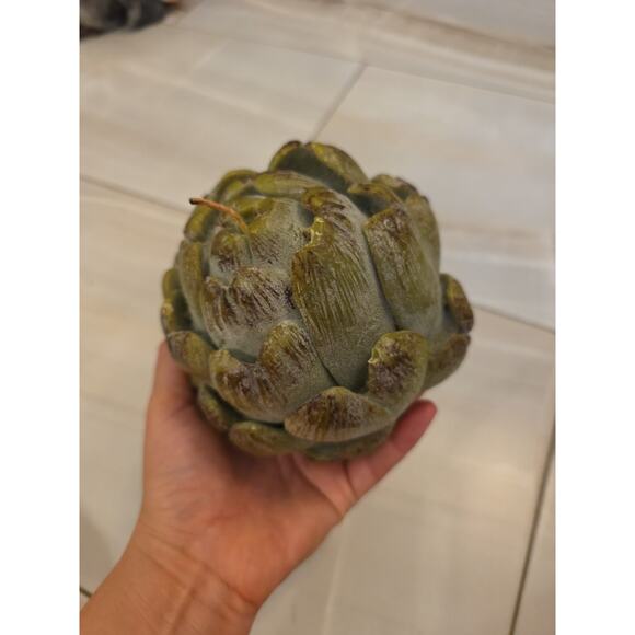 Vintage Artichoke Candle 4” X 4” - Picture 8 of 16